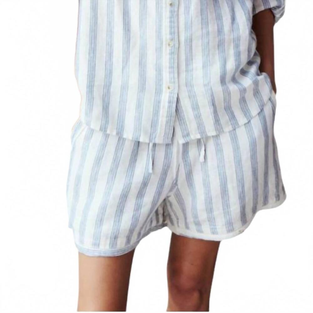 NEW MELISSA NEPTON myriam short in navy multistripe